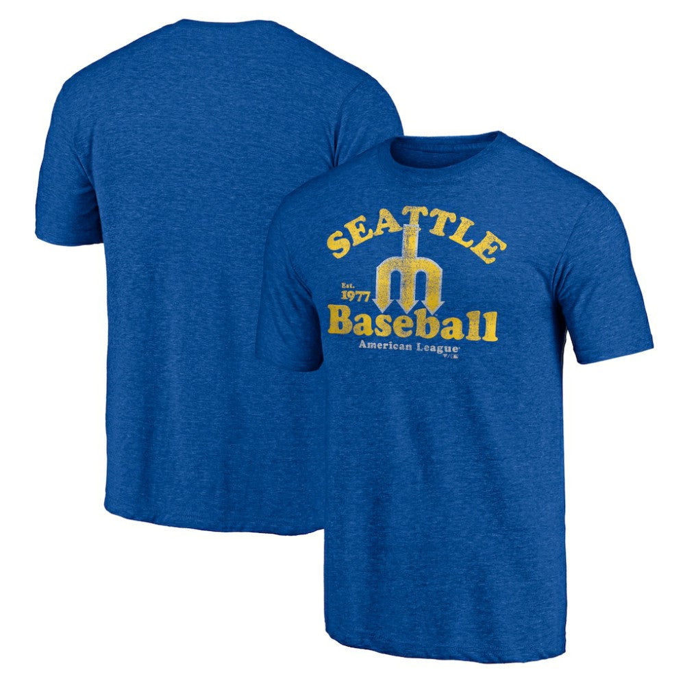 MLB Seattle Mariners Cooperstown Collection Our Game Tri-Blend T-Shirt