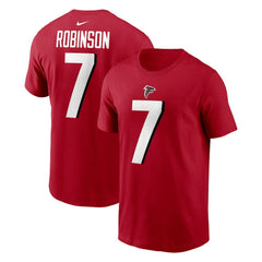 Bijan Robinson Player Name & Number T-Shirt - Atlanta Falcons