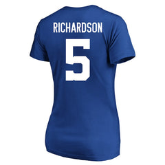 Anthony Richardson Women's Plus Size Fair Catch Name & Number Scoop Neck T-Shirt - Indianapolis Colts