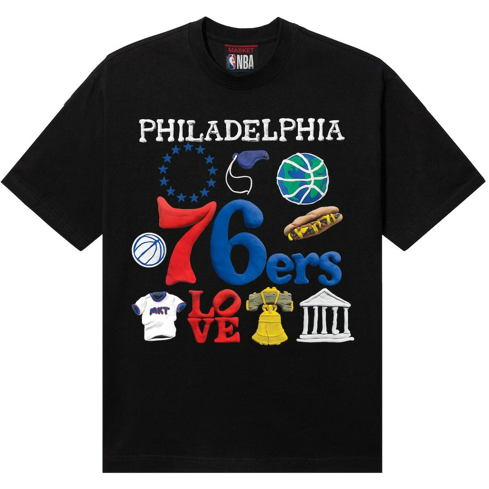 NBA Philadelphia 76ers NBA x MARKET Unisex Claymation T-Shirt
