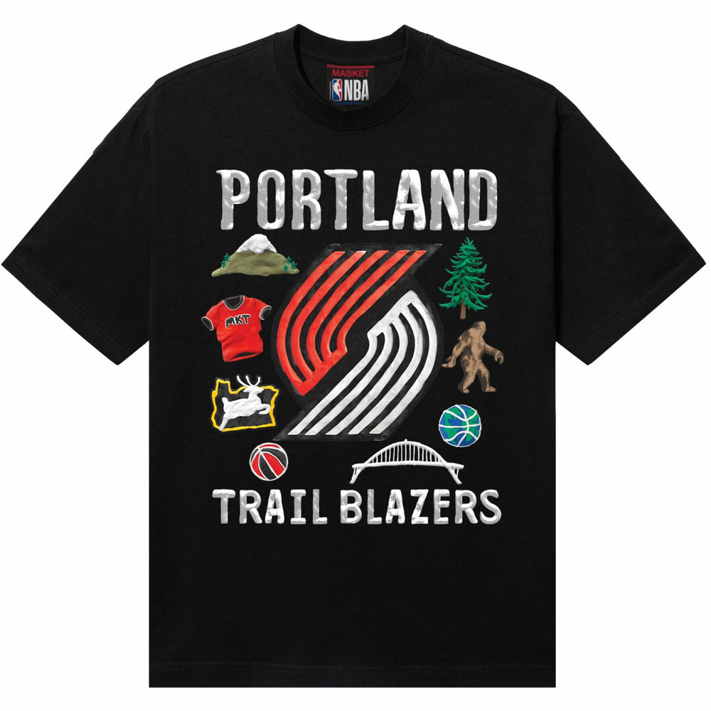 NBA Portland Trail Blazers NBA x MARKET Unisex Claymation T-Shirt