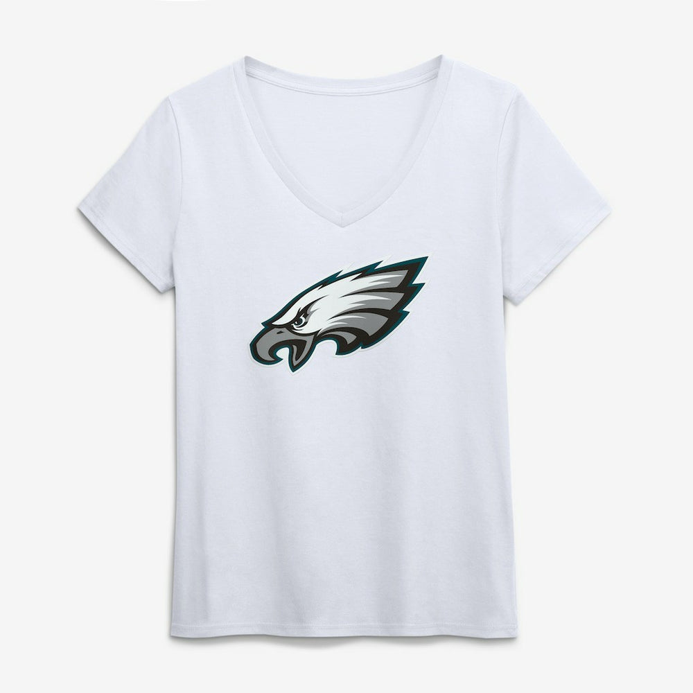 Logo Athletic Women's Primary Logo V-Neck T-Shirt - Philadelphia Eagles