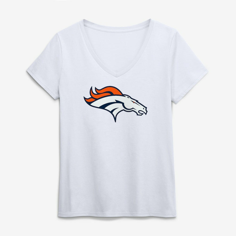 Logo Athletic Women's Primary Logo V-Neck T-Shirt - Denver Broncos