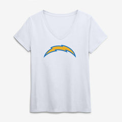 Logo Athletic Women's Primary Logo V-Neck T-Shirt - Los Angeles Chargers