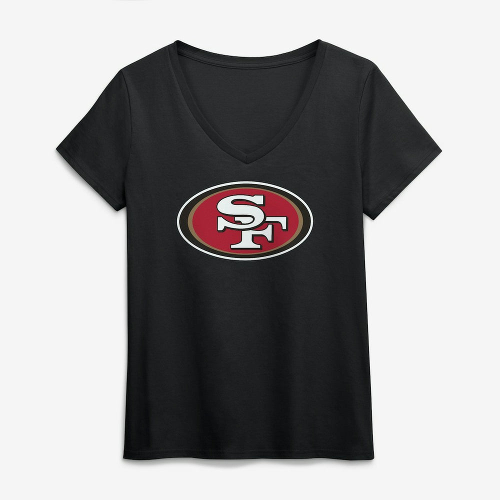 Logo Athletic Women's Primary Logo V-Neck T-Shirt - San Francisco 49ers