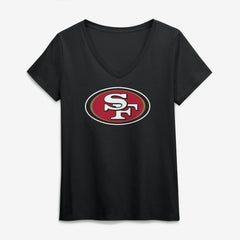 Logo Athletic Women's Primary Logo V-Neck T-Shirt - San Francisco 49ers