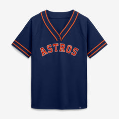 MLB Houston Astros Fanatics Women's Diva Race Ahead Raglan V-Neck T-Shirt