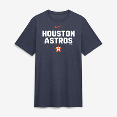 MLB Houston Astros Nike Stacked Tri-Blend T-Shirt