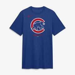 MLB Chicago Cubs Nike Tri-Blend Logo T-Shirt