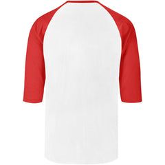 MLB Los Angeles Angels '47 City Connect Crescent Franklin Raglan 3/4-Sleeve T-Shirt