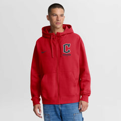 MLB Cleveland Guardians Nike Primetime Lockup Full-Zip Hoodie