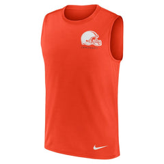Large Logo Lightweight Dri-FIT Muscle Tank Top - Cleveland Browns