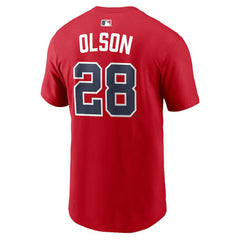 MLB Matt Olson Atlanta Braves Nike Home Name & Number T-Shirt