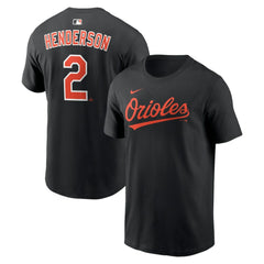 MLB Gunnar Henderson Baltimore Orioles Nike Name & Number T-Shirt