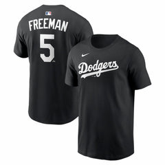 MLB Freddie Freeman Los Angeles Dodgers Nike Name & Number T-Shirt