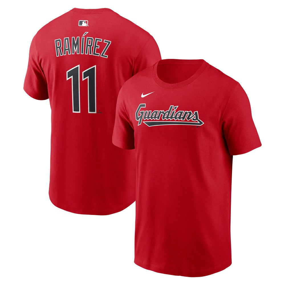 MLB José Ramírez Cleveland Guardians Nike Name & Number T-Shirt