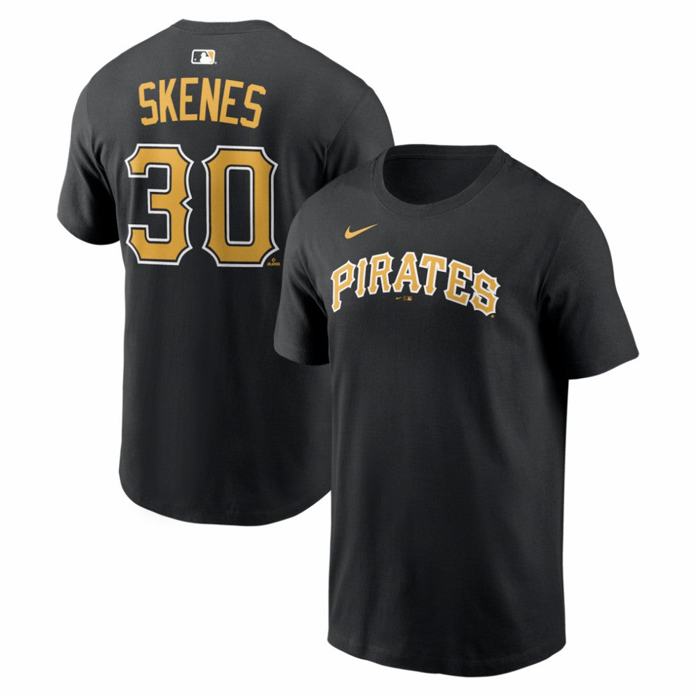 MLB Paul Skenes Pittsburgh Pirates Nike Home Name & Number T-Shirt