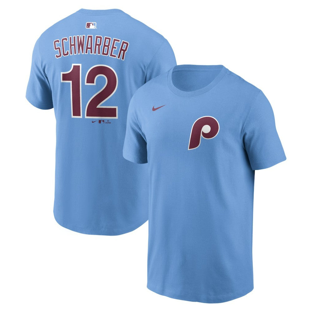MLB Kyle Schwarber Philadelphia Phillies Nike Name & Number T-Shirt