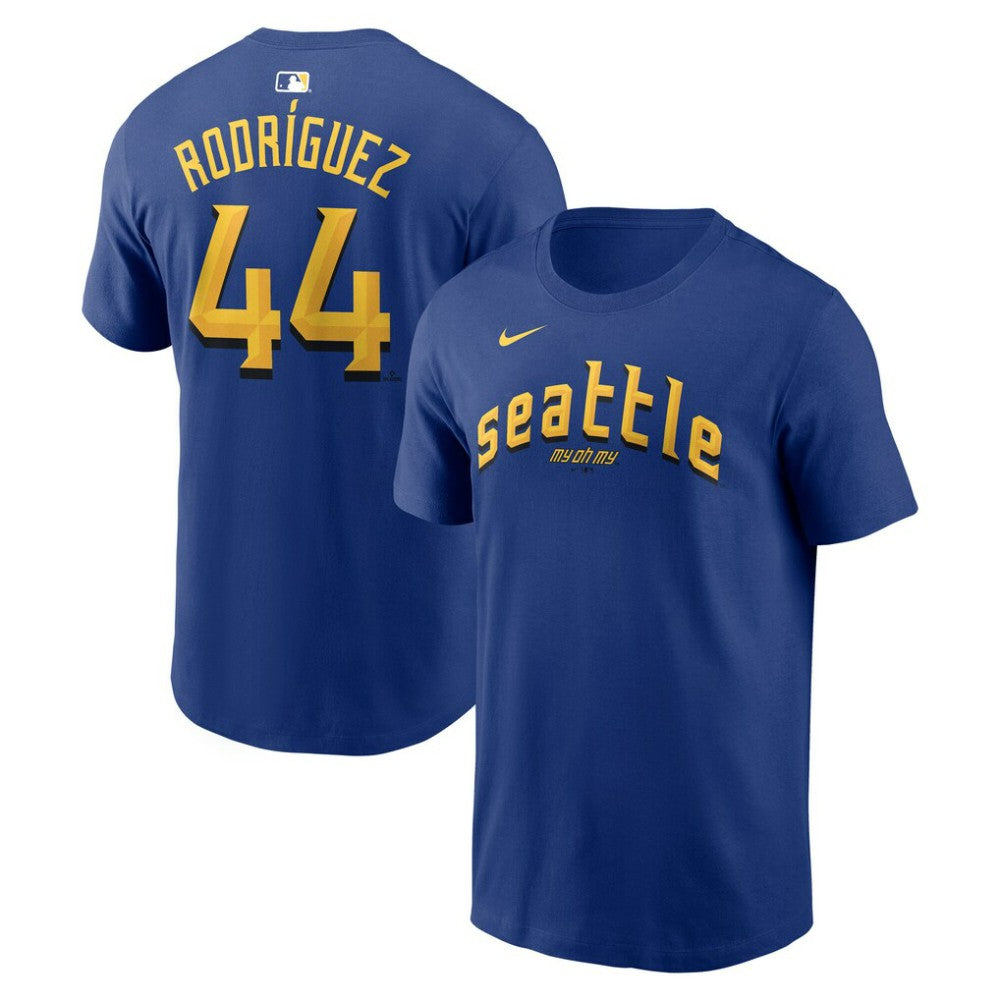 MLB Julio Rodríguez Seattle Mariners Nike City Connect Name & Number T-Shirt