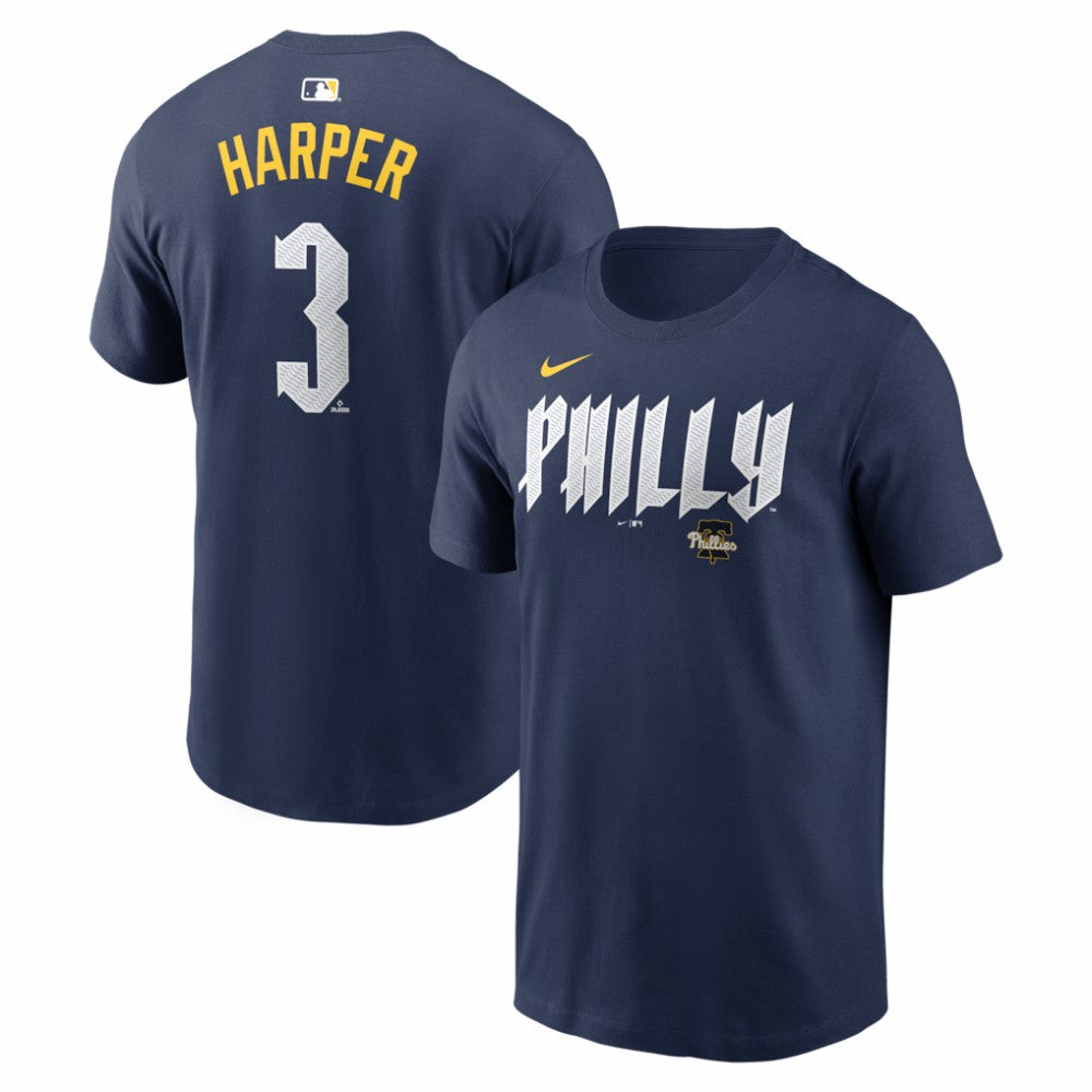 MLB Bryce Harper Philadelphia Phillies Nike City Connect Name & Number T-Shirt