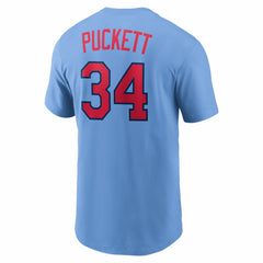 MLB Kirby Puckett Minnesota Twins Nike Cooperstown Collection Name & Number T-Shirt