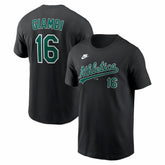 MLB Jason Giambi Athletics Nike Cooperstown Collection Name & Number T-Shirt