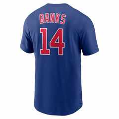 MLB Ernie Banks Chicago Cubs Nike Cooperstown Collection Name & Number T-Shirt