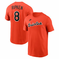 MLB Cal Ripken Jr. Baltimore Orioles Nike Cooperstown Collection Name & Number T-Shirt