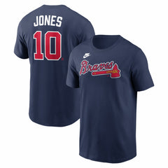 MLB Chipper Jones Atlanta Braves Nike Cooperstown Collection Name & Number T-Shirt
