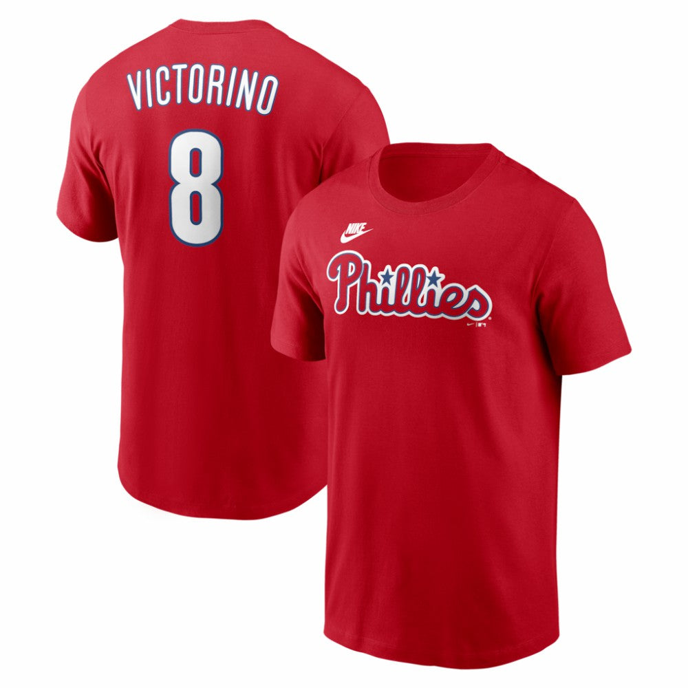 MLB Shane Victorino Philadelphia Phillies Nike Cooperstown Collection Name & Number T-Shirt