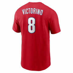 MLB Shane Victorino Philadelphia Phillies Nike Cooperstown Collection Name & Number T-Shirt