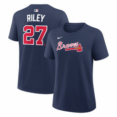 MLB Austin Riley Atlanta Braves Nike Women's Name & Number T-Shirt
