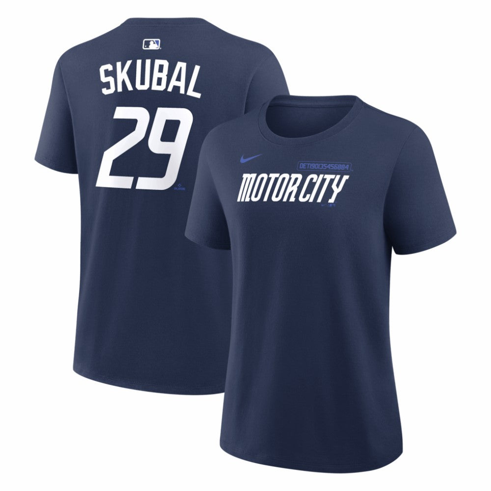MLB Tarik Skubal Detroit Tigers Nike Women's City Connect Name & Number T-Shirt