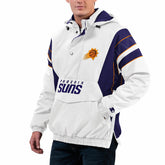 NBA Phoenix Suns Starter Home Team Hoodie Half-Zip Jacket