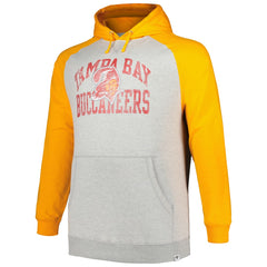 Profile Big & Tall Favorite Arch Throwback Raglan Pullover Hoodie - Tampa Bay Buccaneers