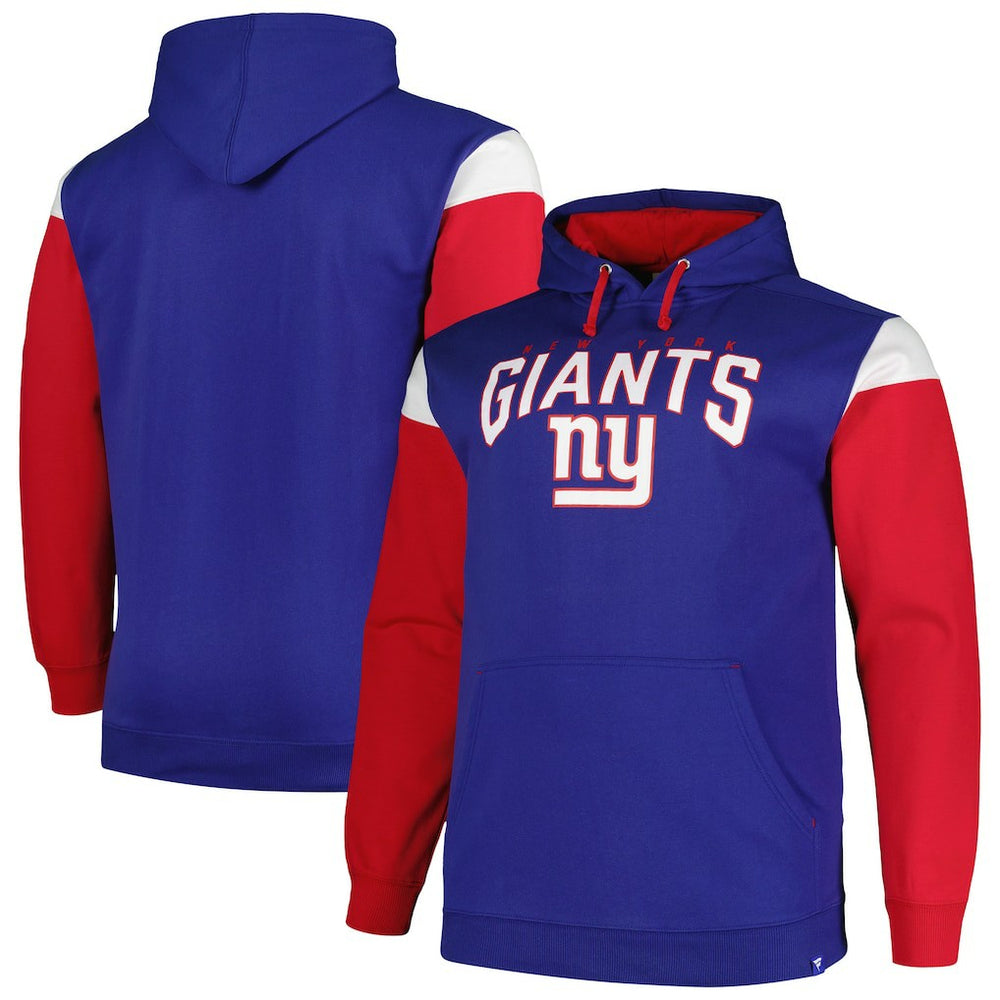 Profile Big & Tall Trench Battle Pullover Hoodie - New York Giants