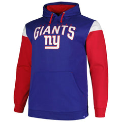 Profile Big & Tall Trench Battle Pullover Hoodie - New York Giants