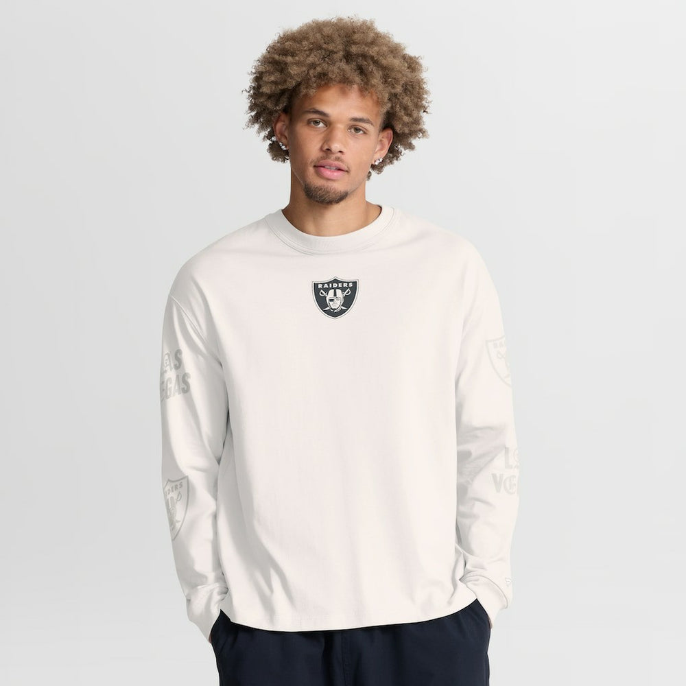 Oversized Type Play Long Sleeve T-Shirt - Las Vegas Raiders