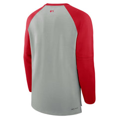 MLB Los Angeles Angels Nike Authentic Collection Game Time Raglan Performance Long Sleeve T-Shirt