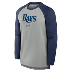 MLB Tampa Bay Rays Nike Authentic Collection Game Time Raglan Performance Long Sleeve T-Shirt