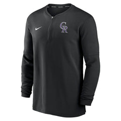 MLB Colorado Rockies Nike Authentic Collection Game Time Performance Quarter-Zip Top