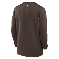 MLB San Diego Padres Nike Authentic Collection Game Time Performance Quarter-Zip Top