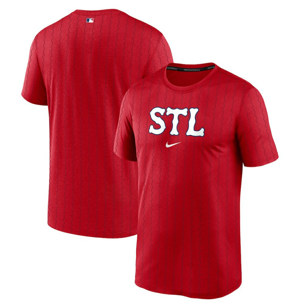 MLB St. Louis Cardinals Nike 2024 City Connect Authentic Collection Practice Velocity Performance T-Shirt