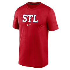 MLB St. Louis Cardinals Nike 2024 City Connect Authentic Collection Practice Velocity Performance T-Shirt