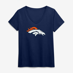 Logo Athletic Women's Primary Logo V-Neck T-Shirt - Denver Broncos