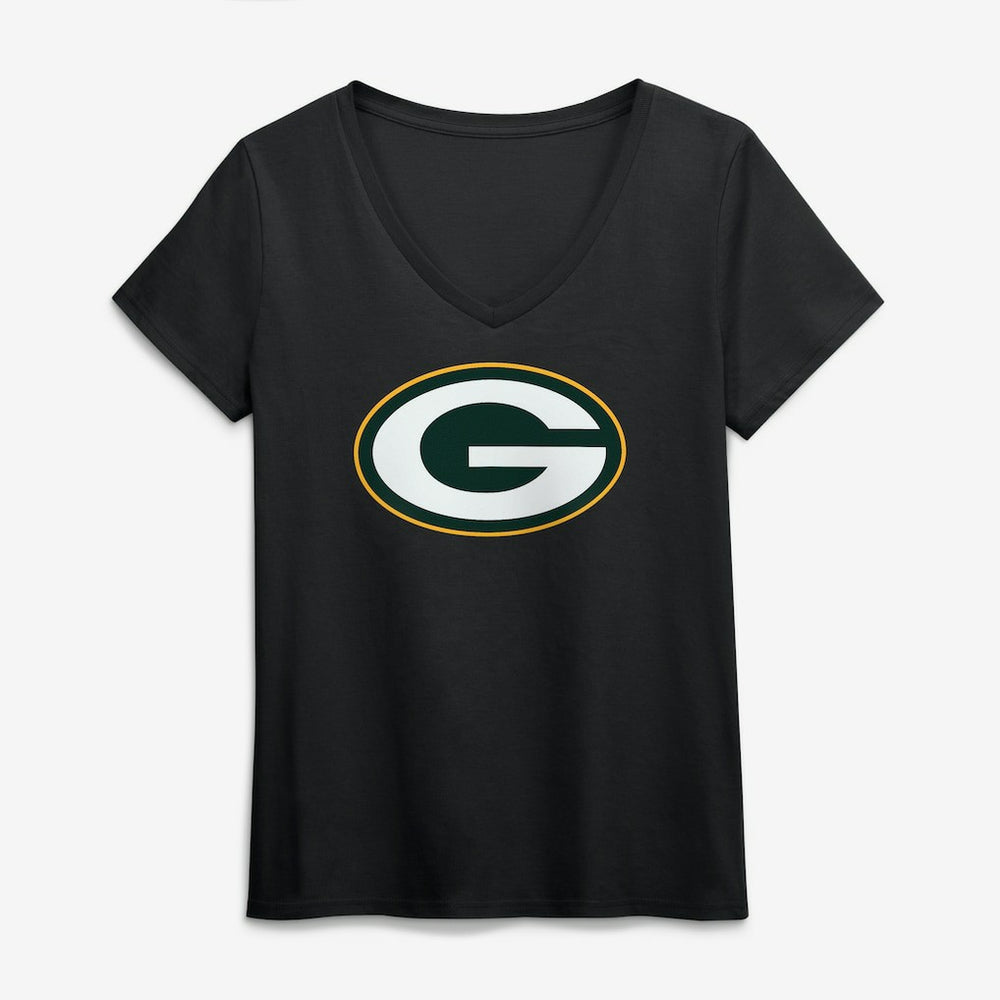 Logo Athletic Women's Primary Logo V-Neck T-Shirt - Green Bay Packers