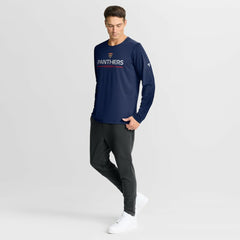 NHL Navy Florida Panthers Fanatics Authentic Pro Rink Tech Long Sleeve T-Shirt