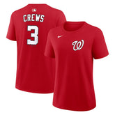 MLB Dylan Crews Washington Nationals Nike Women's Name & Number T-Shirt