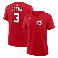 MLB Dylan Crews Washington Nationals Nike Women's Name & Number T-Shirt