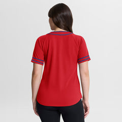MLB Philadelphia Phillies Fanatics Women's Diva Race Ahead Raglan V-Neck T-Shirt